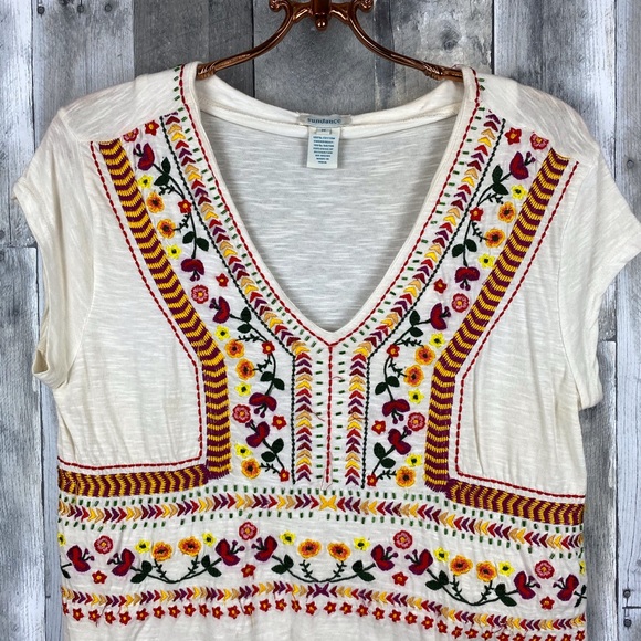 Sundance World View Top in Cream Multi Size Medium - Picture 4 of 8